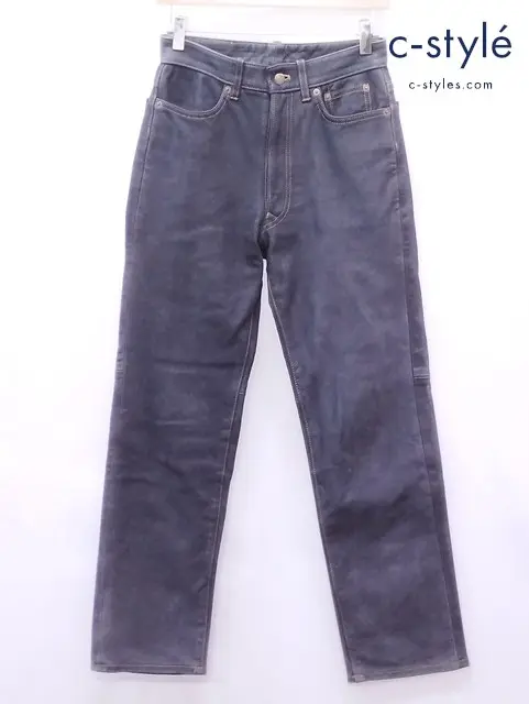 KUSHITANI クシタニ パンツ 29 ブラック EXPLORER JEANS 7027 レザー