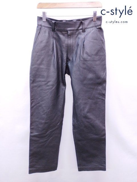 PAIR SLOPE ペアスロープ レザーパンツ ブラック