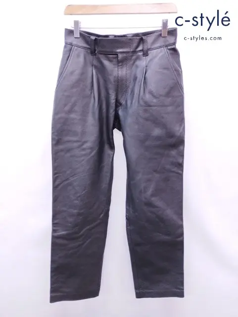 PAIR SLOPE ペアスロープ レザーパンツ ブラック