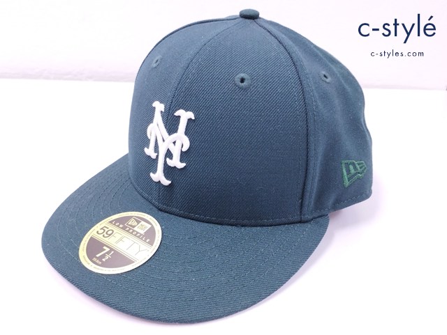 Kith×New Era キャップ 7・1/2 グリーン for the New York Mets Low Crown Fitted Cap