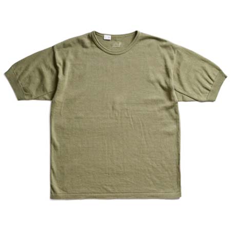 ADDICT CLOTHES(アディクトクローズ) ACV-KNS01SS COTTON LINEN RAMIE CREW NECK SHORT SLEEVE KNIT TEE