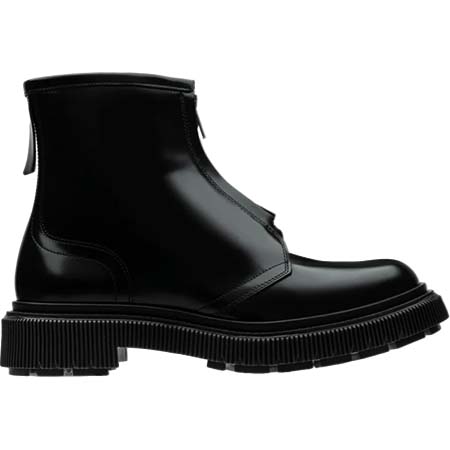 ADIEU(アデュー) TYPE 197 ZIP BOOTS INJECTED TPU RUBBER SOLE / BLACK