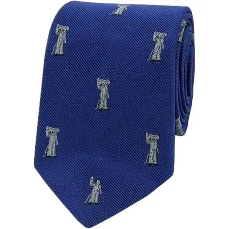 ALAN SMITHEE(アランスミシー) マウス シルクネクタイ 青