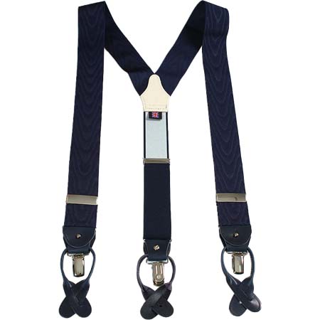 albert thurston(アルバート・サーストン) AT-MOIRE アルバートサーストン サスペンダー モアレ柄 リボンタイプ