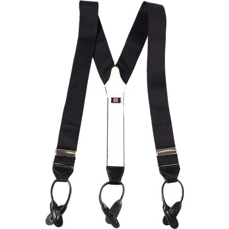 albert thurston(アルバート・サーストン) AT-40BB アルバートサーストン サスペンダー ブラック 40mm リジッド(リボン製)