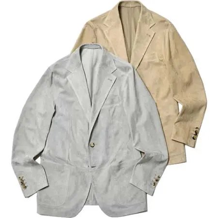 ALFREDO RIFUGIO(アルフレッドリフージオ) ゴートスエード2Bジャケット 24E102HM