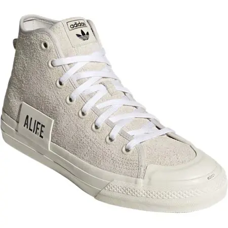 ALIFE(エーライフ) ADIDAS NIZZA HI ALIFE “ALIFE” “CONSORTIUM” CWHITE/CWHITE/OWHITE(GX8140)