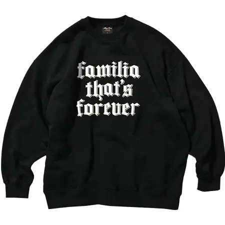 ALLY＆DIA (アリーアンドダイヤ) FAMILIA CREWNECK SWEATAD 24AW003