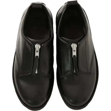 ALMOSTBLACK(オールモストブラック) ALMOSTBLACK “LEATHER ZIPPER SHOES”