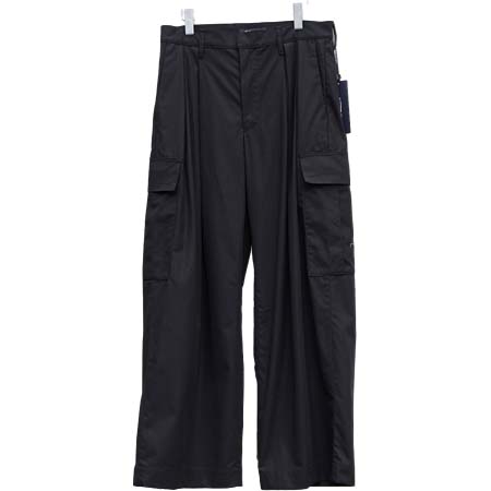 ALMOSTBLACK(オールモストブラック) ALMOSTBLACK “WOVEN WIDE 6POCKET PANTS” – BLACK