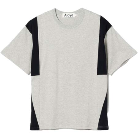 ALOYE(アロイ) Color Blocks Short Sleeve Big Fit T-shirt