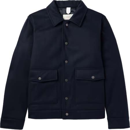 Altea(アルテア) Victor Virgin Wool-Blend Felt Jacket