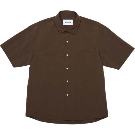 Altered(オルタード) Regular S/S Shirts[BROWN]