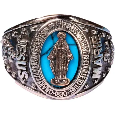 AMP JAPAN(アンプジャパン) Mary College Ring -Turquoise-