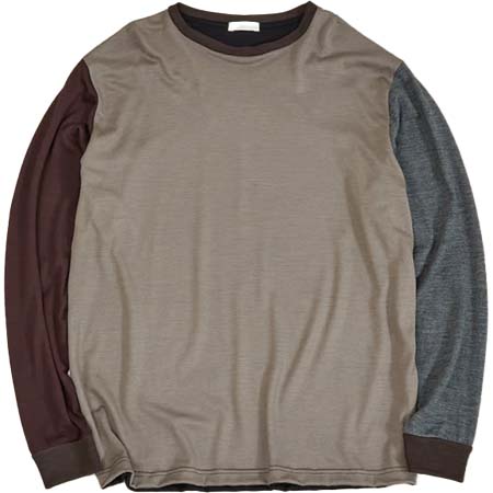 And A(アンドエー) 2/72 WOOL JERSEY L/S CRAZY KNIT