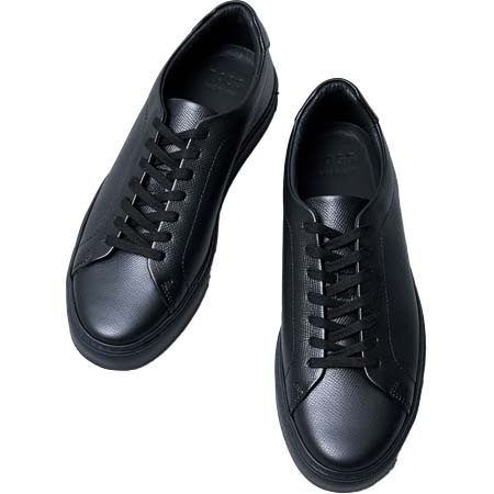 And A(アンドエー) 別注アネノイレザーChester ビブラムソール レザードレススニーカー