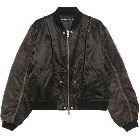 ANDERSSON BELL(アンダースンベル) メッシュスリーブ ボンバージャケット