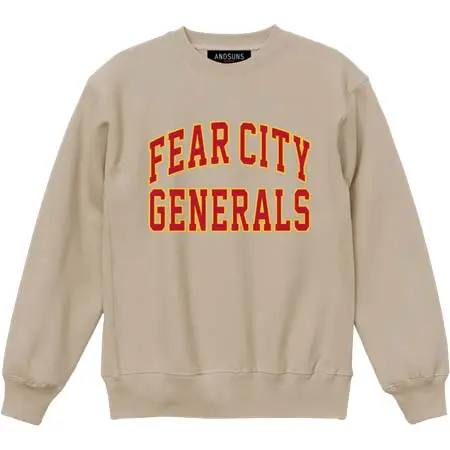 ANDSUNS (アンドサンズ) FCG CREWNECK