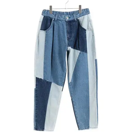 ANGENEHM(アンゲネーム) Switching design denim pants デニムパンツ(AG03-074ace)