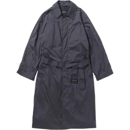 AQUARAMA(アクアラマ) ベルト付きコート ネイビー