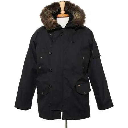 Armadillo(アルマジロ) Jimmy Fur Parka Jacket – Black