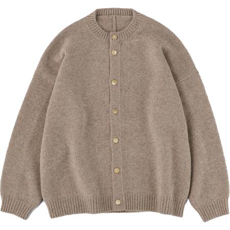 ARTS&SCIENCE(アーツ&サイエンス) Back line crew neck cardigan