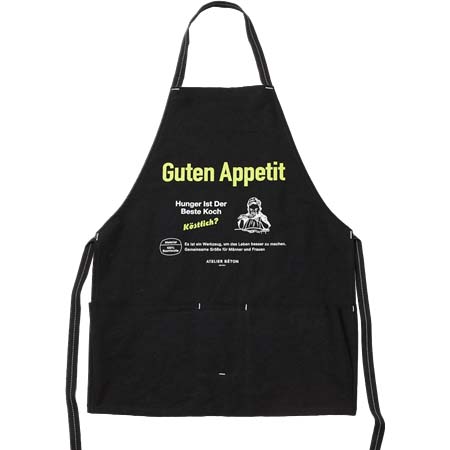 ATELIER BETON(アトリエベトン) WORK APRON ( GUTEN ) BK