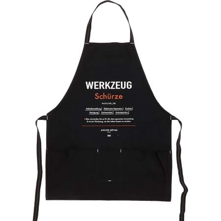 ATELIER BETON(アトリエベトン) WORK APRON ( WERKZEUG ) BK