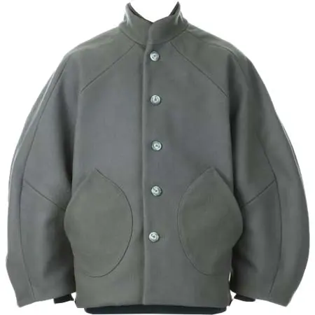 AVALONE(アヴァロン) ORIGINAL MELTON 3D WAMONO JACKET(AW-22-SC01)-GRAY-