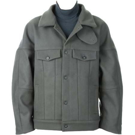 AVALONE(アヴァロン) ORIGINAL MELTON 3D THIRD MODEL JACKET(aw-22-3ROJ)-GRAY-