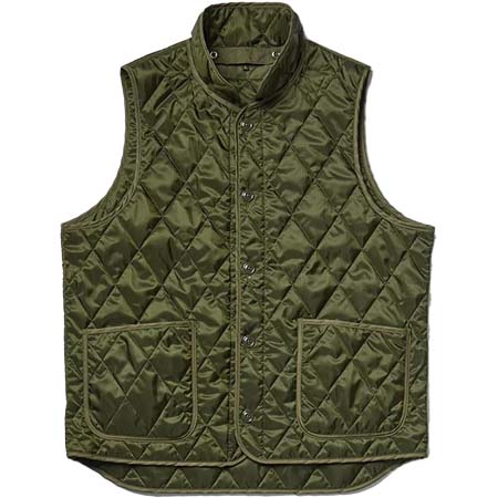 A Vontade(アボンタージ) Quilted Liner Vest -Detachable Collar-VTD-0561-VT