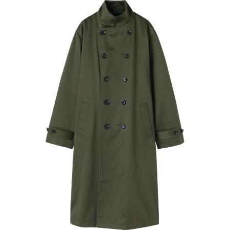 AZ by junhashimoto(エーゼイバイジュンハシモト) STANDCOLLAR TRENCH COAT