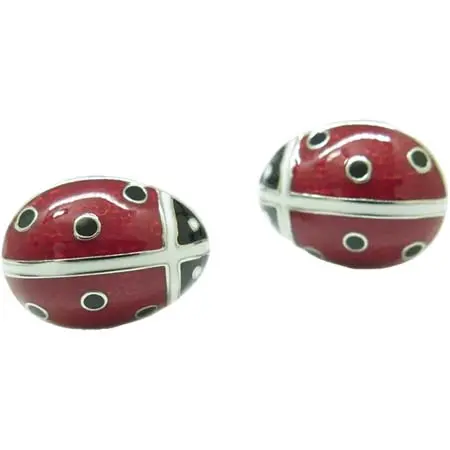 BABETTE WASSERMAN(バベットワッサーマン) テントウムシ カフス（レッド）（カフスボタン/カフリンクス）