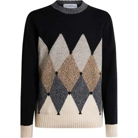 BALLANTYNE(バランタイン) GIROCOLLO IN LANA MOULIN? A ROMBI