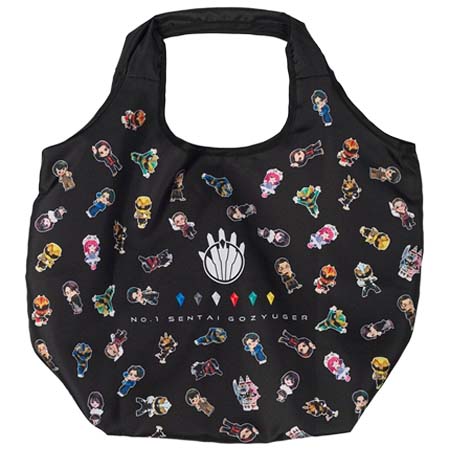 BANDAI FASHION COLLECTION(バンコレ) ナンバーワン戦隊ゴジュウジャー　デフォルメ　たためるトートバッグ