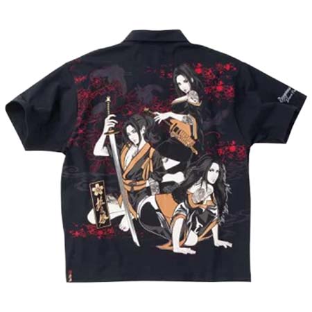 抜刀娘(バットウムスメ) 穂乃花・ 凛・結愛 忍3人娘半袖ポロシャツ