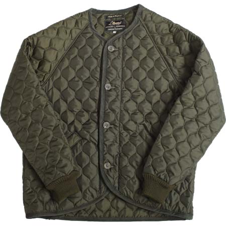 Beaver of Bolton(ビーバーオブボルトン) キルティング ジャケット オリーブ