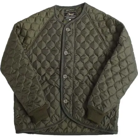 Beaver of Bolton(ビーバーオブボルトン) キルティング ジャケット オリーブ