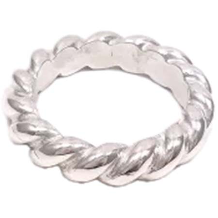 BELFIORE(ベルフィオーレ) リング シルバー925 ツイストデザイン 15号