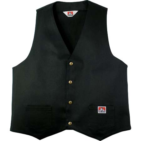 BEN DAVIS　(ベンデイビス) Solid Vest – Black