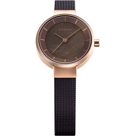 BERING(ベーリング ) Ladies Scandinavian Solar Brown 14627-265-J（ベーリング レディース腕時計 ソーラー ブラウン）