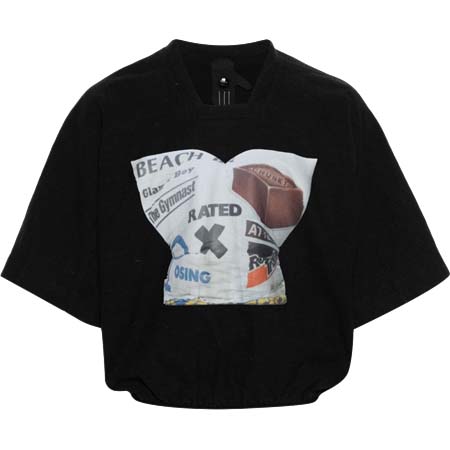 Bernhard Willhelm(ベルンハルトウィルヘルム) エラスティックヘム リネンTシャツ