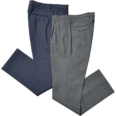 BERWICH(ベルウィッチ) TOMYトミー ウールシャークスキン2プリーツテーパードパンツ MZ1026 13046002039