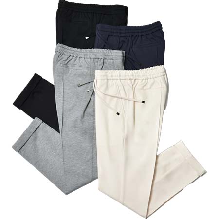 BERWICH(ベルウィッチ) H DUEアッカ デュエ レーヨンナイロンジャージステッチクリーステーパードパンツ GT1001X 13051007039