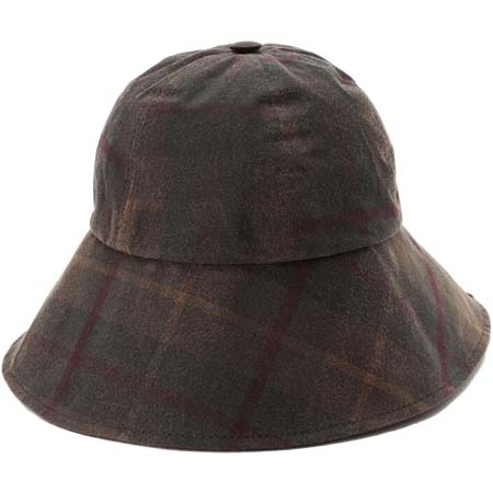 BETON CIRE(べトンシレ) シャルティア ウォーターリペラント/チェック コットン/帽子 メンズ レディース