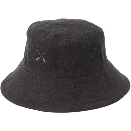 BETON CIRE(べトンシレ) ボブ ミディアムブリム/ブラック リネン/帽子 メンズ レディース/BETON CIRE