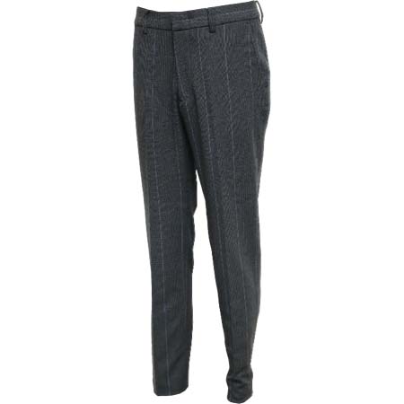 BLACK＆WHITE(ブラック＆ホワイト) BWグレンチェックノータックパンツ