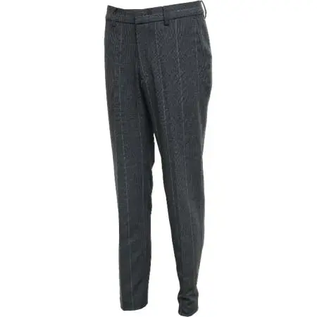 BLACK＆WHITE(ブラック＆ホワイト) BWグレンチェックノータックパンツ