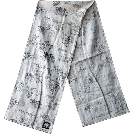 BLACK SIGN(ブラックサイン) PLAYING ANIMAL” LONG SCARF