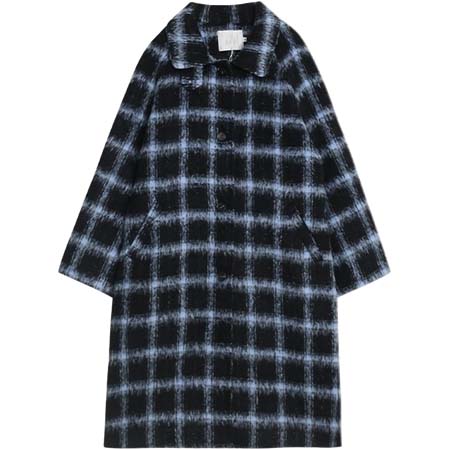 blAnks(ブランクス) check pattern long coat　h-0226
